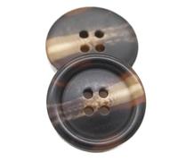 10 piezas botones de costura de cuatro agujeros de 15mm a 30mm para manualidades y ropa DIY, Chocolate, 30mm 10 piezas