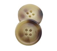 10 piezas botones de cuatro ojales de 15mm a 30mm para coser manualidades y ropa, Beige claro, 25mm 10 piezas