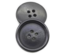 10 piezas botones de cuatro ojales de 15mm a 30mm para coser manualidades y ropa, Negro cálido, 15mm 10 piezas