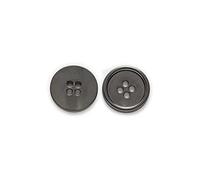 10 PIEZAS Botones de Metal para Trajes Camisas Abrigos Botones Redondos Retro 4 Huecos para Costura Decoración de Prendas Manualidades