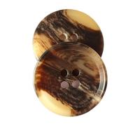 10 piezas botones de resina negros redondos de gran tamaño (15mm, 18mm, 20mm, 23mm, 25mm, 28mm y 30mm), Color 14, 20mm - 10 piezas