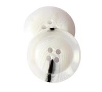 10 piezas botones de resina negros redondos de gran tamaño (15mm, 18mm, 20mm, 23mm, 25mm, 28mm y 30mm), Color 6, 25mm - 10 piezas