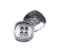 10 piezas botones redondos de metal de 10mm y 11mm, Negro, 10mm 10 piezas