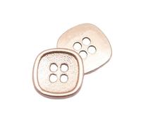 10 piezas botones redondos de metal de 10mm y 11mm, Oro, 10mm 10 piezas