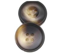 10 piezas botones redondos de resina de cuatro agujeros de 15mm a 30mm, Caqui claro, 15mm 10 piezas