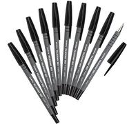 10 piezas BR-8000-BK zebra bolígrafo aceite de goma negro 80 (importación de Japón)