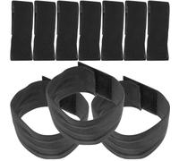 10 Piezas Brazalete Conmemorativo Elástico Negro, Poliéster | Luto y Ceremonia, Uso en Actividad de Duelo y Cementerio, Resistente a Deformación, para Adultos