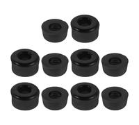 10 Piezas Bujes de Repuesto Negros, Amortiguación PU | Almohadilla Protectora Resistente a Golpes, para Patinaje Recreativo en Pista, Mantiene Agilidad y Reduce Estrés Articular