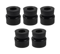 10 Piezas Bujes para Ejes de Skate Amortiguación, Negro PU | Cojín Ligero de Poliuretano, Uso en Calles y Pavimento Irregular, para Trucks E Inline Skates