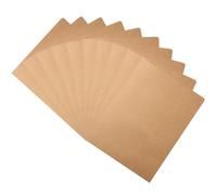 10 Piezas Carpetas de Papel Kraft A4, Carpetas de Proyectos A4 con 2 Bolsillos, Carpetas de Cartón para Documentos Subcarpetas Simples, Carpeta de Presentación para Escuela Oficina Hogar (Marrón)