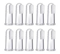 10 Piezas Cepillo de Dientes de Mascotas，Cepillo de Dientes para Perros Juego de Cepillos de Dientes para Perros Cepillo de Dientes Dedo Del,para Mayoría Animales Domésticos Pequeños