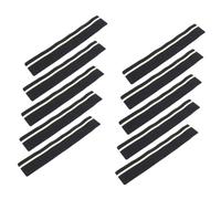 10 Piezas Cinta Antideslizante para Escalones, Pet Negro, 24x3.9