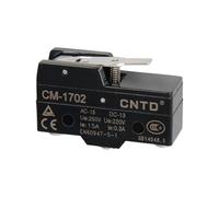 10 piezas CM-1702 Amplio rango de velocidad de operación Alta precisión Precisión Seguridad Impermeable Serie CM Mini interruptor de límite