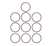 10 piezas Color de té Aislante de cinta adhesiva Conjunto de cinta adhesiva alta temperatura sin pegamento Adhesión fuerte para la electrónica fijación de la batería de litio (12 mm)
