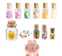 10 Piezas Comida Miniatura con Dulces y Frutas Set, Accesorios para Casa de Muñecas Miniaturas en 4 Estilos, Comida Miniatura Juguete, Accesorios Casa de Muñecas para Niños, Juego de Imitación