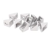 10 piezas Conector de ángulo recto de aluminio Soporte tipo T de alta resistencia para impresora 3D 2020 Accesorios de perfil de extrusión Juntas de metal duraderas