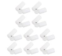 10 Piezas Conector de Plástico Blanco para Soporte de Junta | Instalación Sencilla, Estructura Segura, Apoyo Fuerte, Pieza de Repuesto para Marco, Uso Doméstico