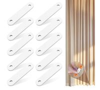 10 Piezas Contrapeso Cortina 40g Pesos para Cortinas Pesas para Cortinas Contrapesos para Cortinas Plomos para Cortinas Tiras Plomo de Blanco para Hogar Oficina Hotel Cortinas Mantel Accesorios