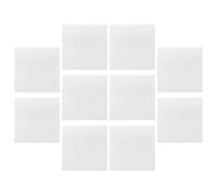 10 Piezas Cuaderno de Notas Transparente 50 Hojas por Libro Pp