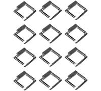 10 Piezas Cuelga Cuadros, Ganchos para Marcos de Cuadros, Clips para Marco de Tabla, Profundidad de 15 mm,Ganchos para Marcos de Cuadros de Metal, No Requiere Taladro, para Colgar Marcos de Cuadros