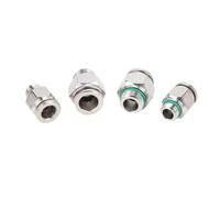 10 piezas de acero inoxidable 304 traqueal de acoplamiento rápido de acoplamiento rápido neumático de acoplamiento rápido, rosca G, conector PC-G recto (Pc10-g01, 10 unidades)