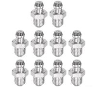 10 piezas de acero inoxidable recto engrasado rosca M8 x 1 mm para lubricación de rodamientos en fabricación e ingeniería