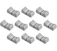 10 piezas de agujero interior 8 mm mezclador deslizante perilla de repuesto para mezclador Yamaha Soundcraft BEHRINGER (gris)