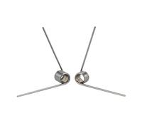 10 piezas de alambre 1,2 mm diámetro, 60/90/120/180 grados torsión, resorte en forma V acero 65Mn, exterior: 6 mm-12, rotación a la izquierda, longitud: 8 vueltas(12mm,1.2mm(90 Angle))