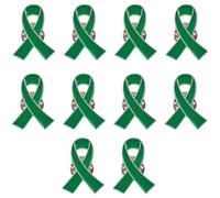 10 Piezas de Alfileres de Cinta de Corazón, Broche de Cinta, Pin de Solapa de Concientización Sobre la Salud, Broches de Concientización Sobre Cinta, para Decoración de Hombres y Mujeres