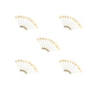 10 piezas de alfileres de solapa para corbata, sombrero, bufanda, broche, bandeja de bricolaje, almohadilla de 7,5 cm, cobre, 7.5cm, Plástico, como se describe en