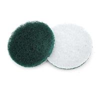 10 Piezas de Almohadillas de Pulido de 4 Pulgadas, Disco Autoadhesivo, Herramientas de Limpieza de Nailon para Limpieza, Verde