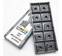 10 piezas de alta calidad CNMG120404/CNMG120408 TF IC908 herramienta de torneado de hoja de carburo herramienta de corte CNC CNMG 120404(CNMG120404 TF IC907)