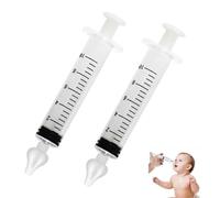 10 piezas de aspirador nasal para bebés, jeringa rápida, limpiador nasal, herramienta de enjuague para bebés.