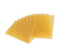 10 Piezas de Base Cera Abeja para Apicultura Marco Colmena Atraer Abejas Pulido Muebles Manualidades Fabricación Velas Aceite Lubricante Labial Medicina Segura No Natural Mantenimiento y