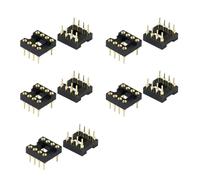 10 piezas de base de prueba DIP8 IC con construcción para estabilidad operativa a largo plazo DIP Socket