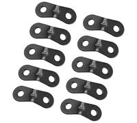 10 piezas de bloqueo de línea de tienda de campaña al aire libre, peso ligero, ajustador de línea de tienda de campaña para acampar al aire libre y expedición