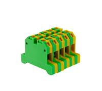 10 piezas de bloques terminales riel conexión tornillo tierra conector EK-10/35 conductor cable