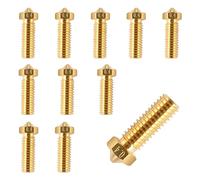 10 Piezas de Boquillas de Latón Piezas de Impresora 3D Boquillas de Impresora 3D Boquillas de Latón de 0,4 mm Boquilla Extrusora Cabezal de Impresión para Volcán Anycubic Vyper Kobra Max Artillería