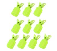 10 piezas de calamares portátiles protectores de anzuelos de pesca, cubiertas de señuelo, gorras, accesorios de pesca, protectores de capó