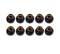 10 piezas de casquillos de bombilla E27, casquillo de bombilla E27 general, adaptador plano, rosca redonda, diámetro 55 mm