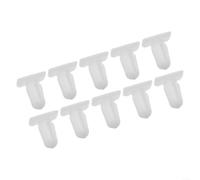 10 piezas de clip de cubierta de umbral de puerta de nailon blanco para BMW E30 E39 E46 Z3 para m3 M5 placa de desgaste cierre de ajuste directo OE reemplazo cabeza de 12 mm