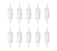 10 piezas de comprobación de vías para acuario estándar de 4 mm de diámetro estomático suministros de parada de control de retención de acuario