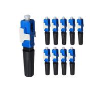 10 Piezas de Conector Rápido de Fibra Óptica de Unión Fría UPC de Unión Fría SC Preenterrado para Transmisión de Datos de Alta Velocidad