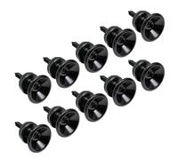 10 piezas de correas de guitarra eléctrica para bajo eléctrico, cerraduras de correa de guitarra, cierre de metal resistente, cierre de correa de seguridad, botones de pieza de instrumento