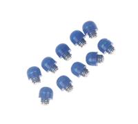 10 piezas de corte de silenciadores reductores de ruido de tornillo de repuesto silenciador de parachoques fácil de instalar silenciadores de tijera para cabello accesorios de