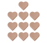 10 piezas de cuero PU marcapáginas en forma de corazón marcadores creativos simples libros Biblia para leer