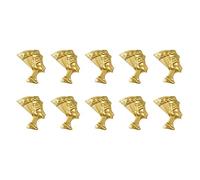 10 piezas de decoración de uñas de faraón egipcio Cleopatra para diseños de novia