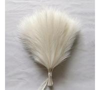 10 piezas de flores artificiales de pampas de 42 cm, diseño bohemio para decoración del hogar, fiesta, boda, centros de mesa, accesorios para flores falsas, pampas, zacate, color blanco
