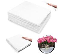 10 piezas de forro de canasta colgante de riego automático de 10 x 10 pulgadas, simplifica el cuidado de las plantas (20 piezas)