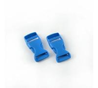 10 piezas de hebillas de color de 15-38 mm, hebillas de ajuste de correas, correa de bolsa, cinturón de seguridad, collar de perro, accesorio artesanal de bricolaje, 20 mm, B8, azul